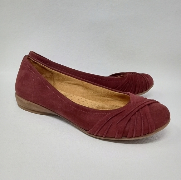 Natural Soul Girly Burgundy Ballet Flats, Women's Size US 7. - Picture 1 of 12